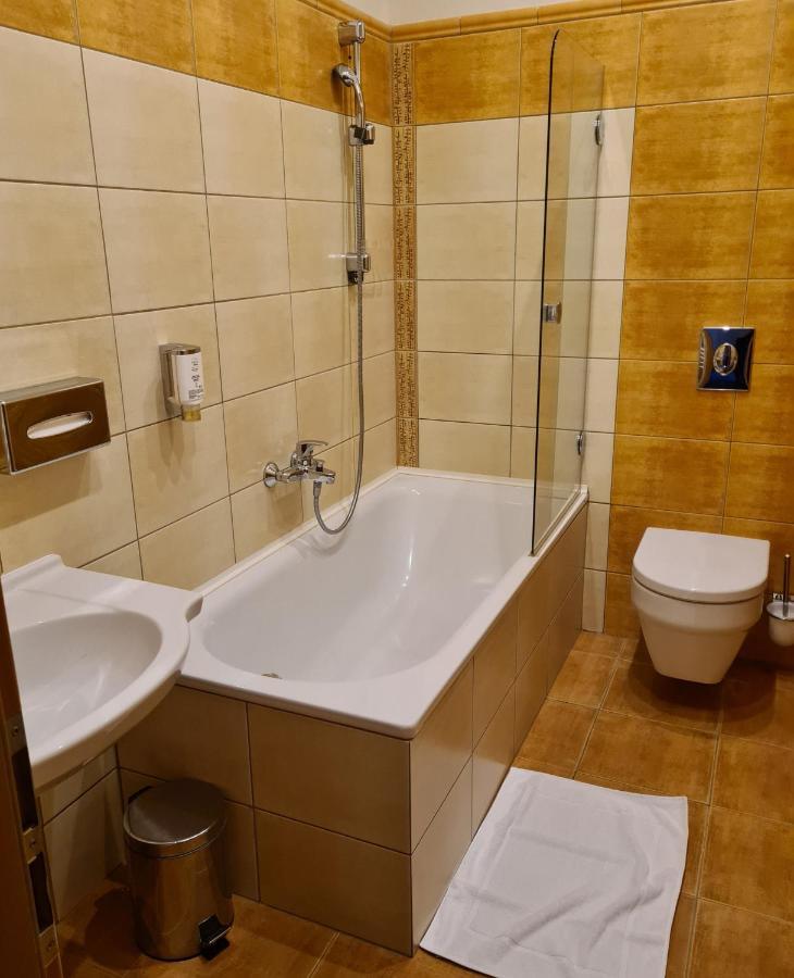Hotel Slovan Есеник Экстерьер фото