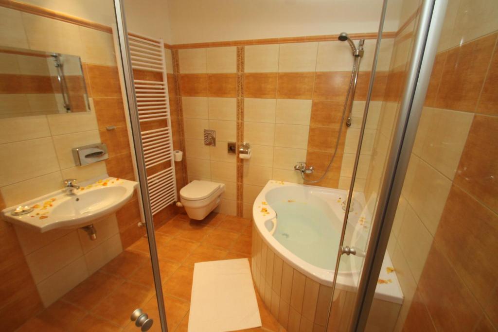 Hotel Slovan Есеник Экстерьер фото